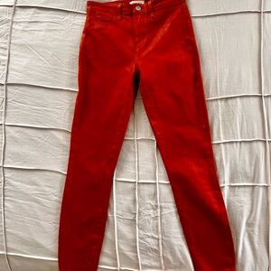 L’Agence coated jeans